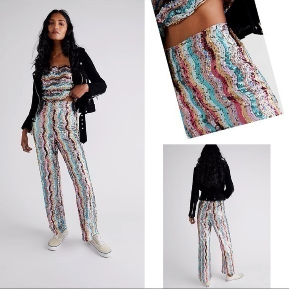 Free People Disco Flare Pants